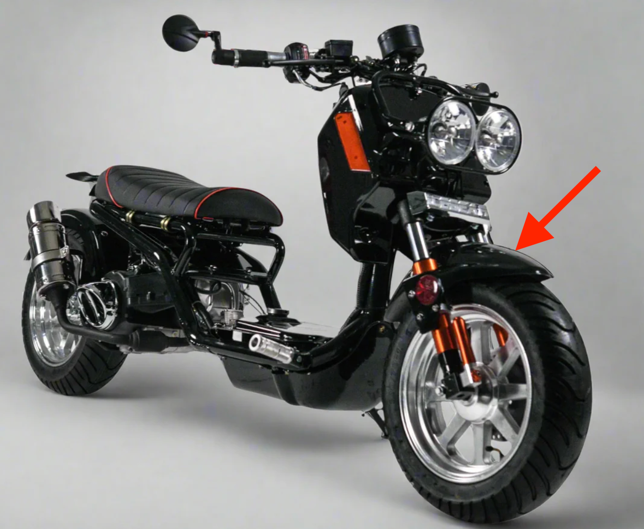 Icebear Maddog Gen 4 front fender | PMZ50-21/PMZ150-21 scooter tire panel
