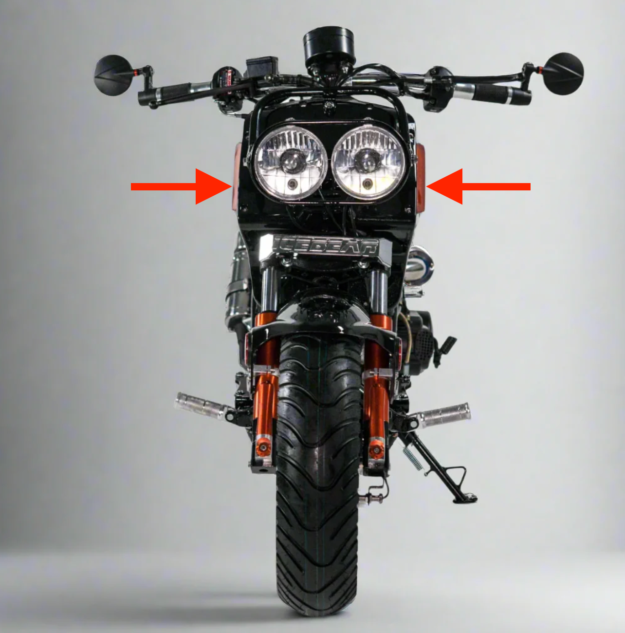 Icebear Maddog Gen 4 front signal lights | PMZ50-21/PMZ150-21 scooter indicators