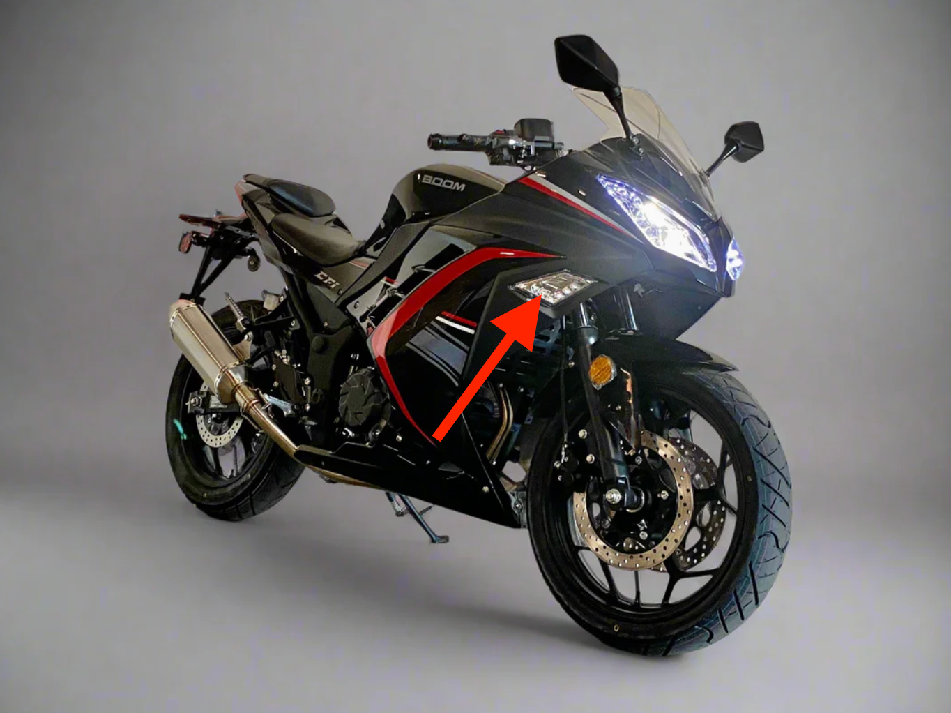 Venom SuperBike 250cc front right turn signal light BD250-5 replacement