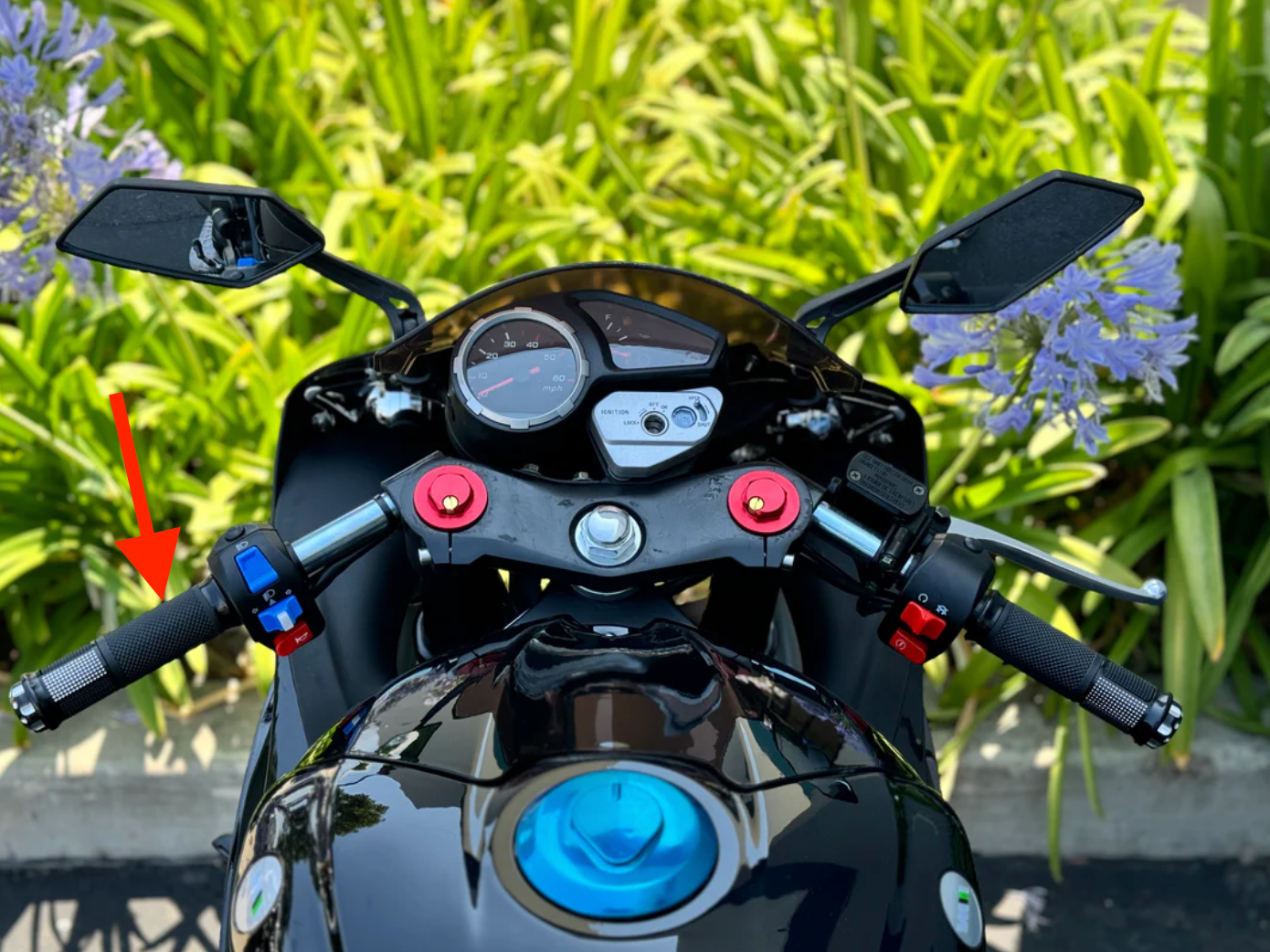 Scooter left hand grip for DF50SST Venom X18 50cc