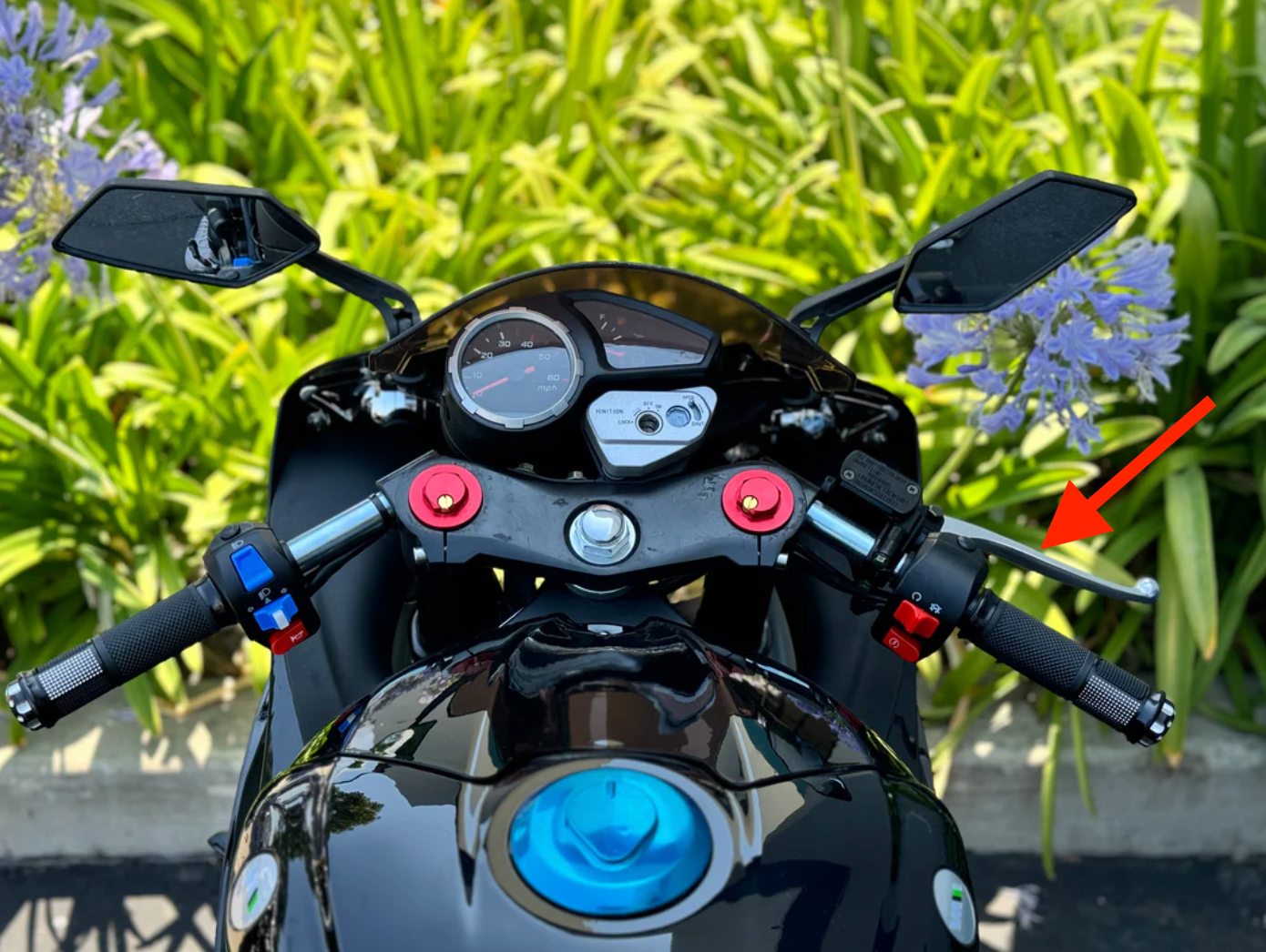 Motorcycle front brake handle for DF50SST Venom X18