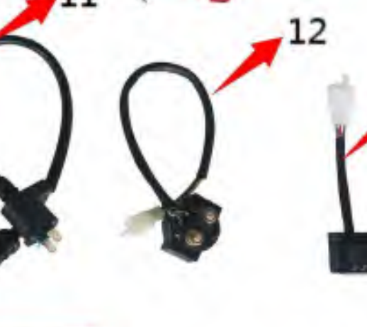 PMZ150-22 Solenoid. Buy Maddog scooter solenoid PMZ50-22