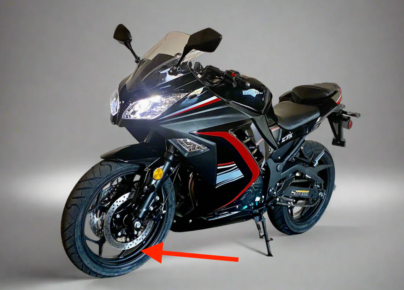 OEM front rim for Venom SuperBike BD250-5 250cc motorcycle