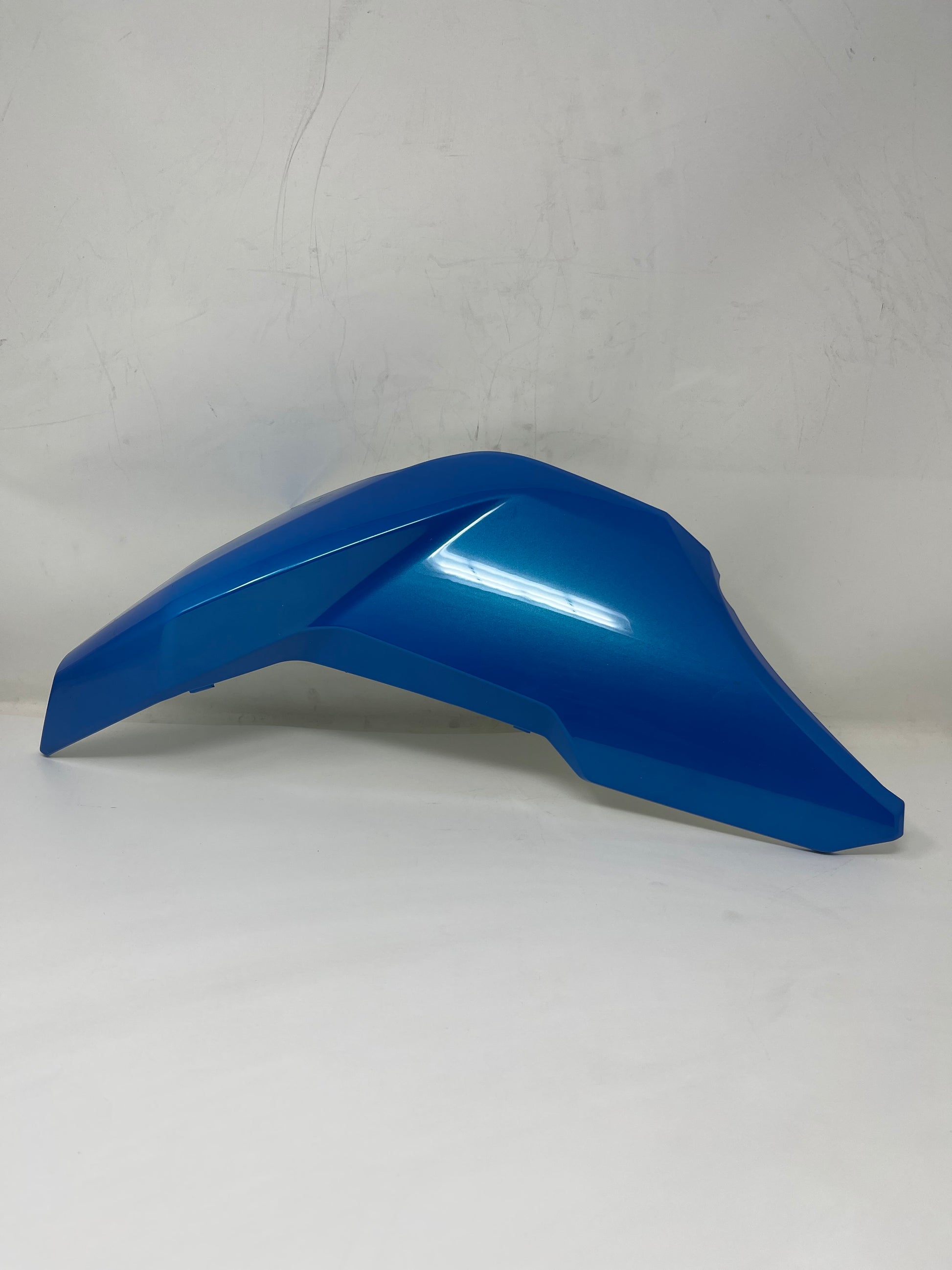 Left fuel tank cover for BD125-10 in blue. Part #125010009