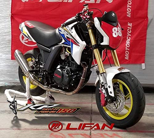 Lifan KP-Mini LF150-5U sport exhaust system upgrade