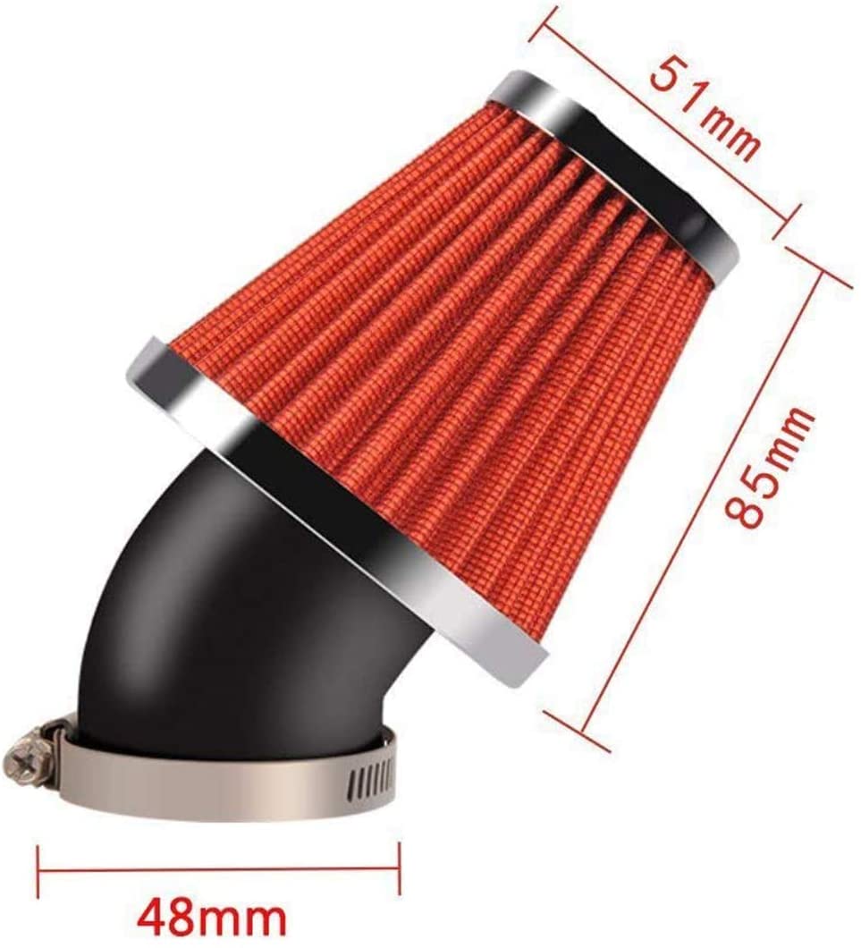 Nibbi racing series 48mm air filter for motorcycle performance