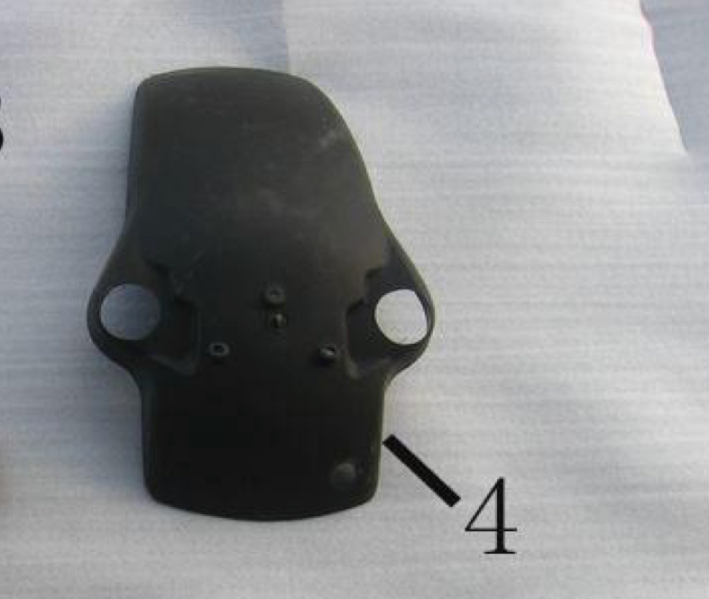 Tire fender for PMZ50-19 Icebear Maddog scooter