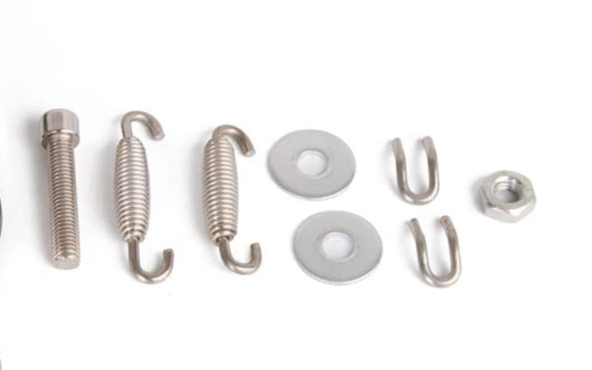 Venom carbon fiber complete exhaust and pipe system for 125cc bikes