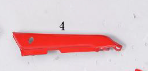 Right lower seat cover fairing for BD125-8 Boom Monster 125cc motorcycle