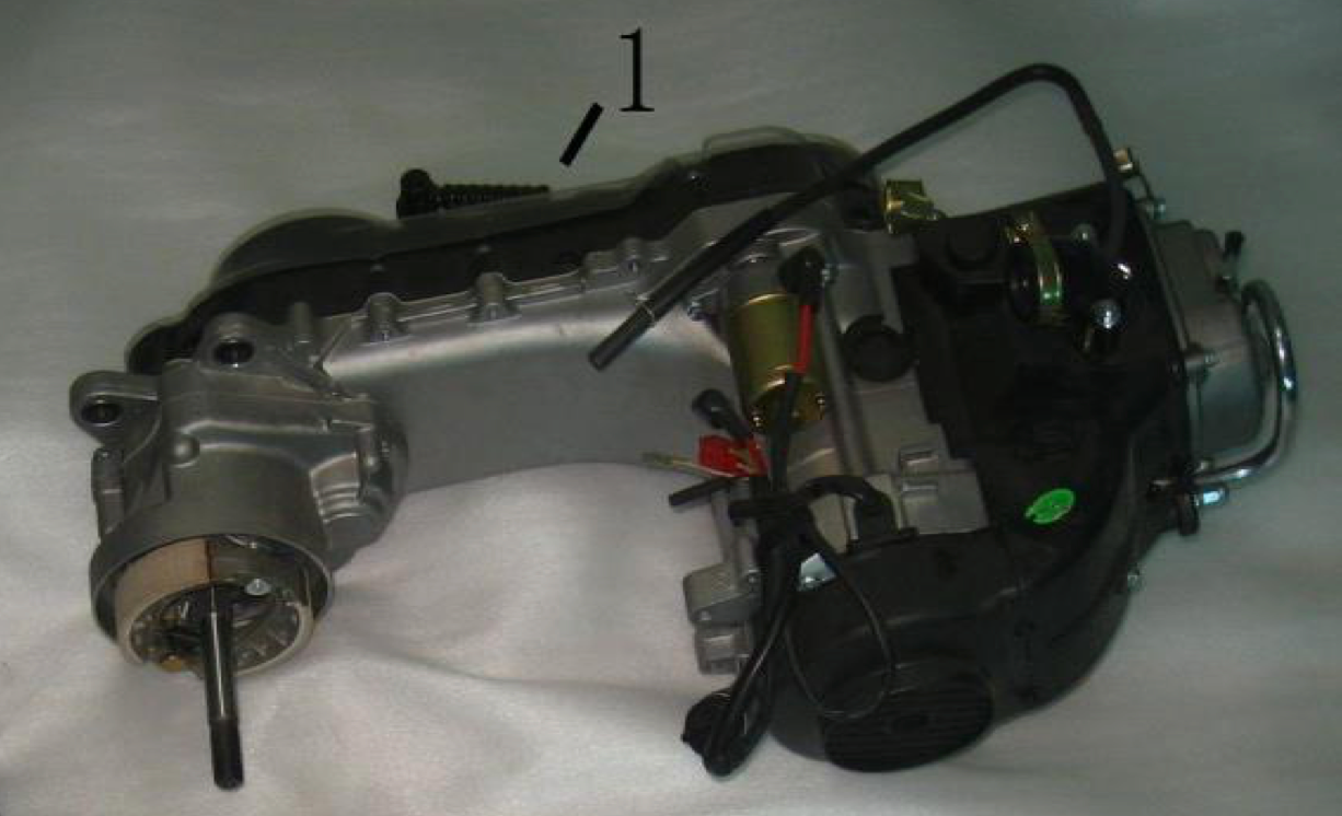 1P39QMB 50cc GY6 Engine GY6 4-Stroke 49cc 1P39QMB Motor