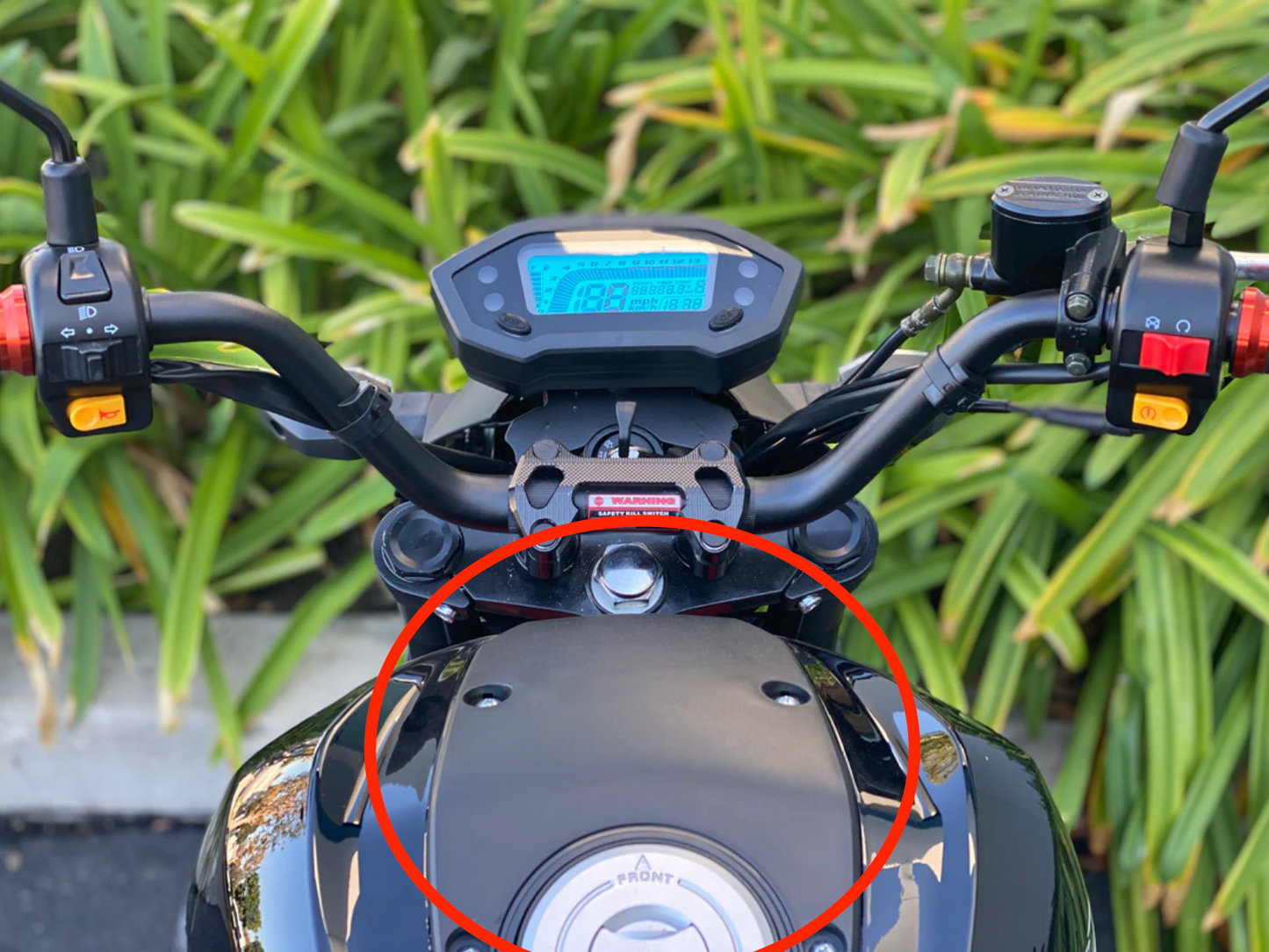 Venom X21 50cc gas cap fairing cover