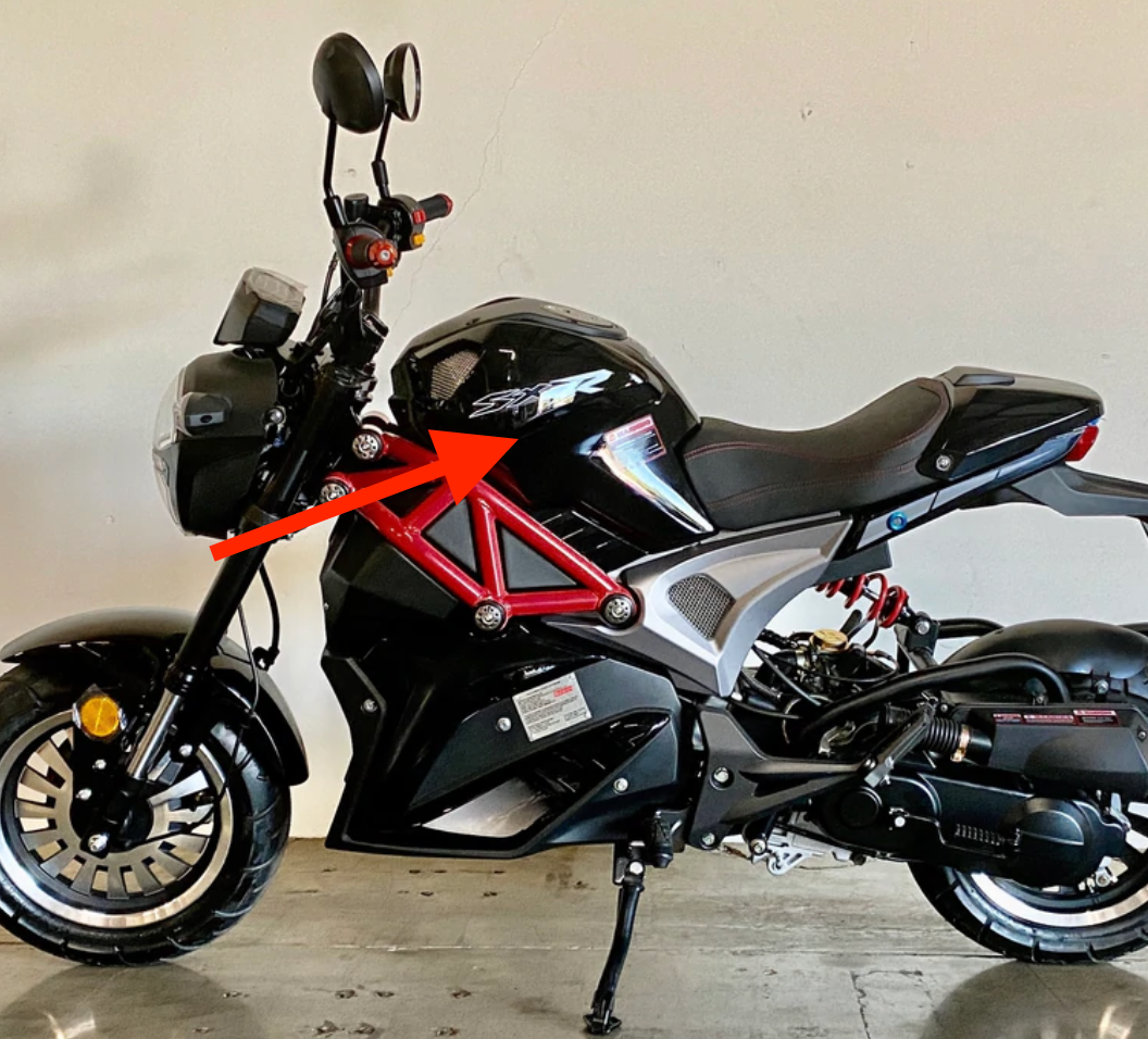 Left Fuel Tank Cover for DF50SRT