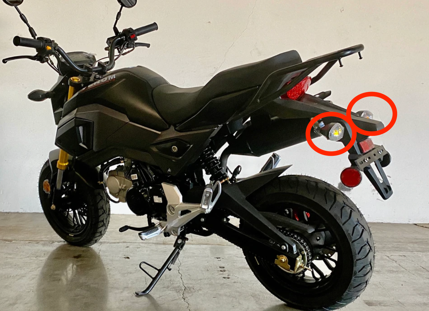 Vader 125cc BD125-10 replacement rear LED blinker signal lights set