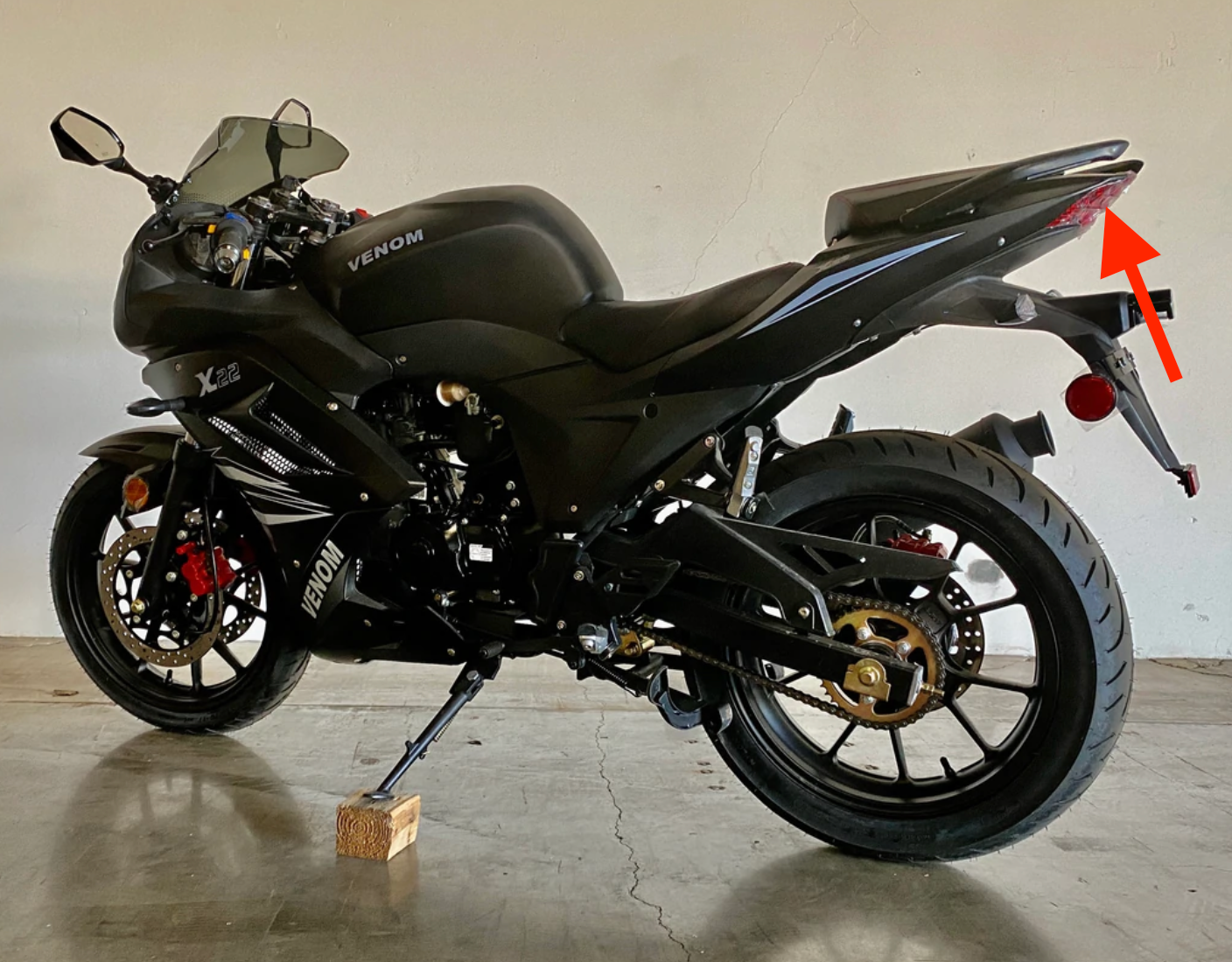 LED Taillight for BD125-11 | Venom X22 125cc Rear LED Taillight