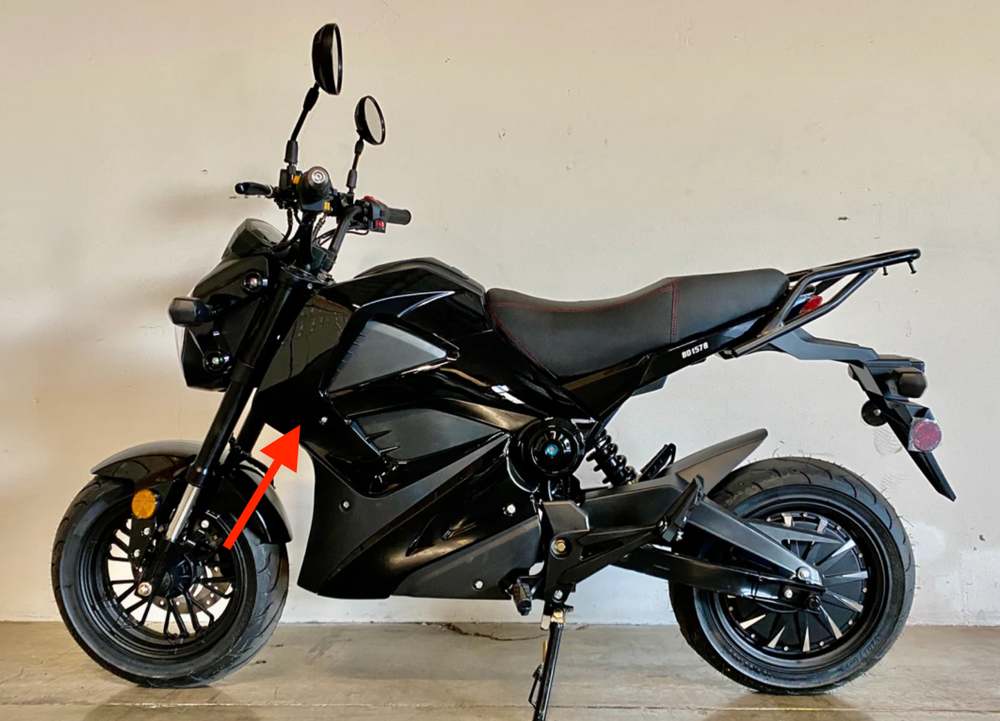 OEM left side panel for BD578Z E-Vader 2000w electric scooter