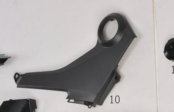 Right seat lock cover for BD125-15 Boom 125cc Vader motorcycle