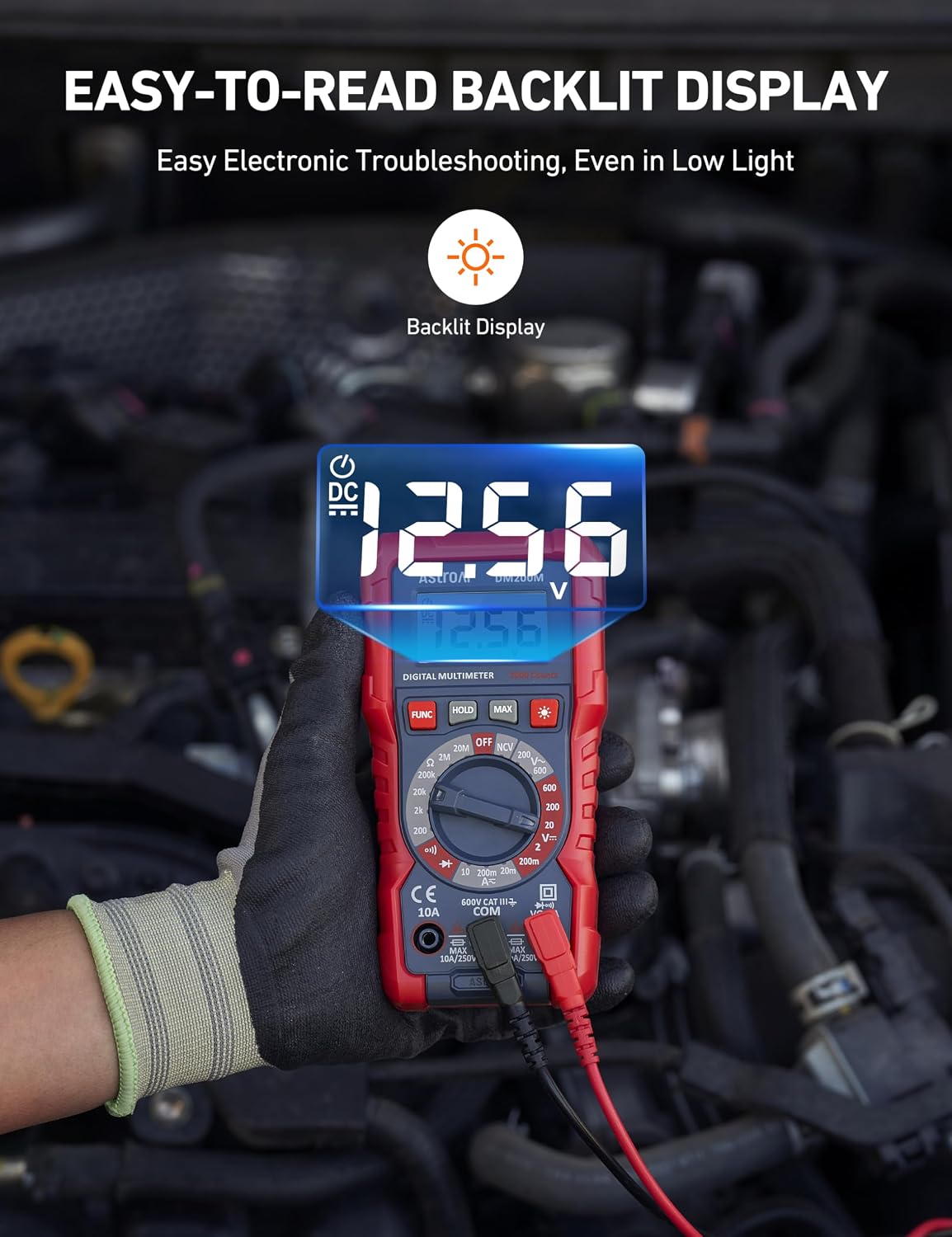 Universal ATV multimeter for electrical system diagnostics