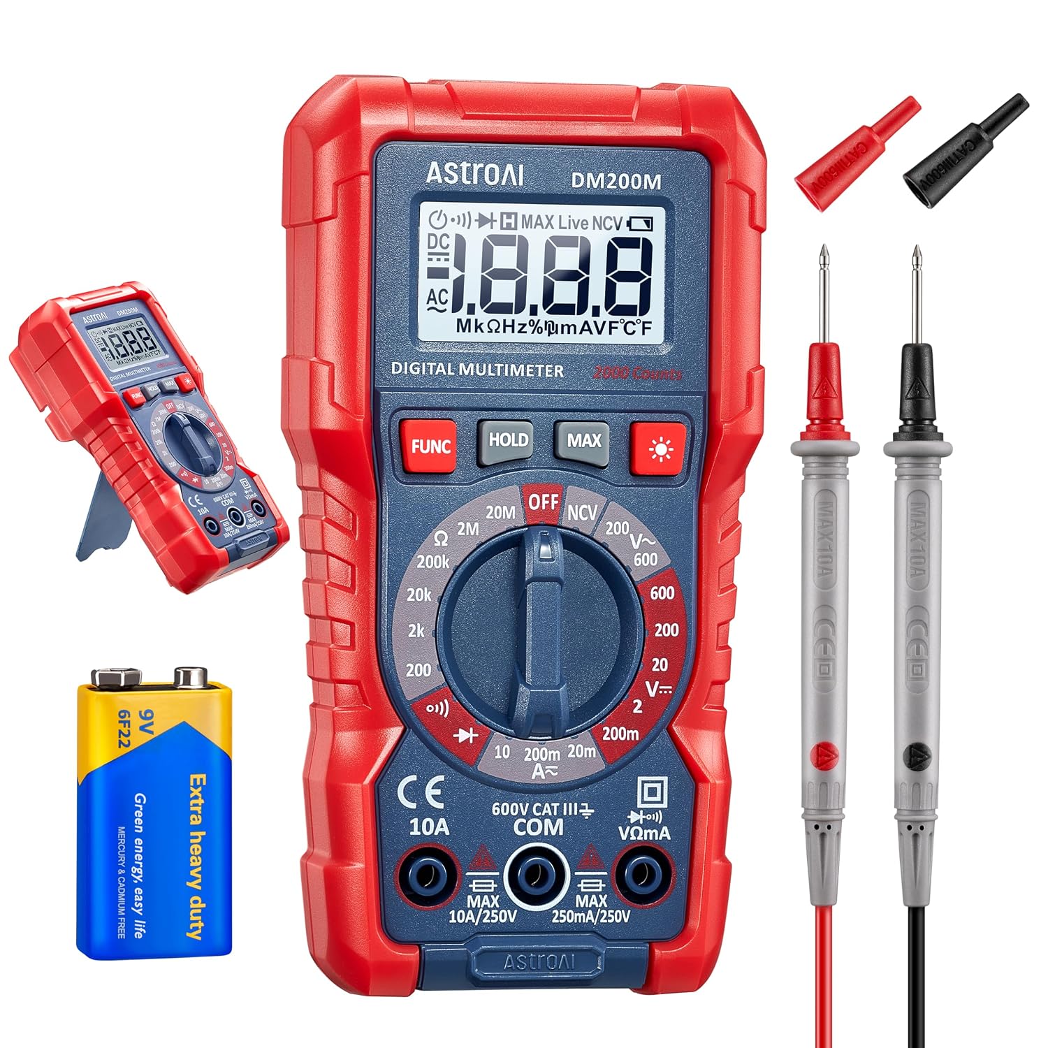 Universal digital multimeter for motorcycles scooters and ATVs