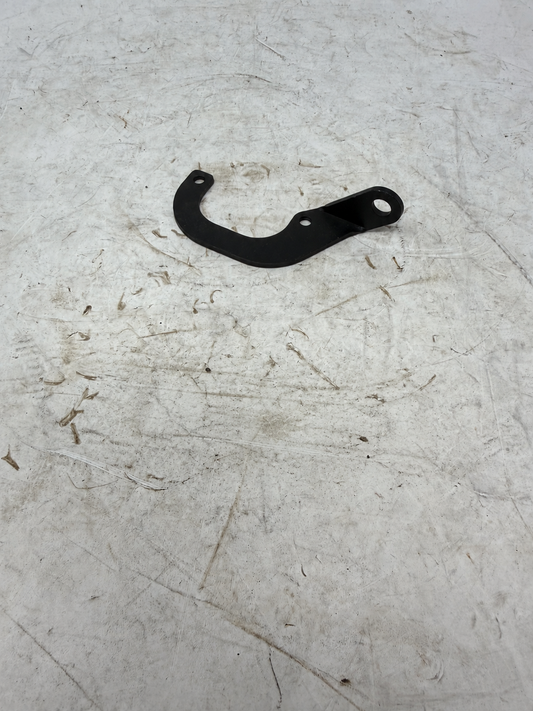 Black curved air valve fixing bracket with three mounting holes for Sportster 250cc DF250RTG, part 02010351
