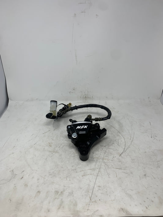 Rear disc brake assembly with reservoir for BD125-10 Vader 125cc motorcycle