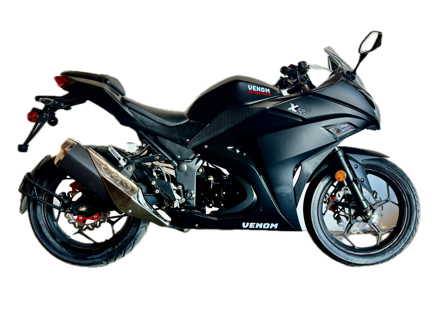  Venom X22 125cc full size motorcycle