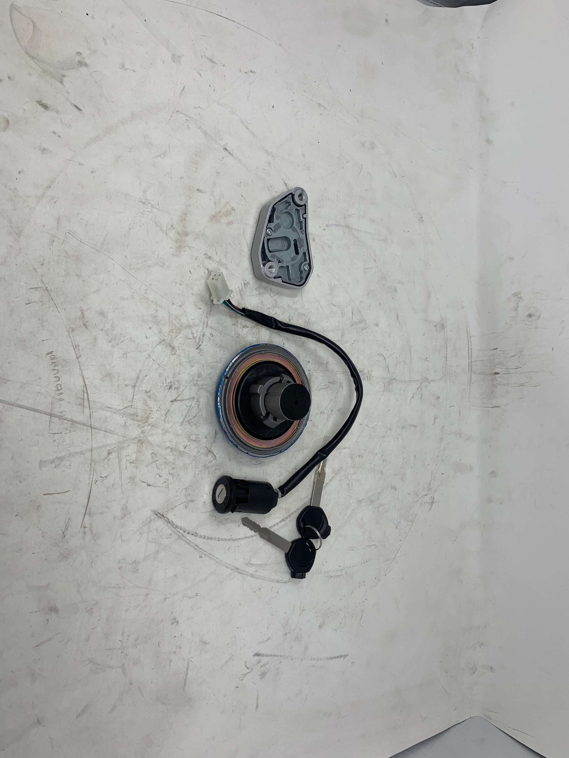 Motorcycle ignition key and lock set for DF50SST Venom X18 50cc