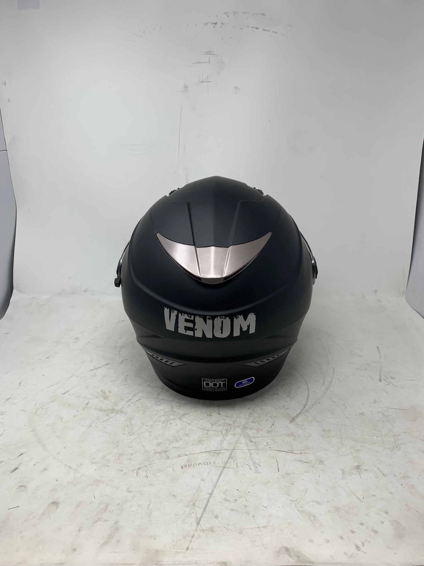 Street bike full face helmet with dual visor protection