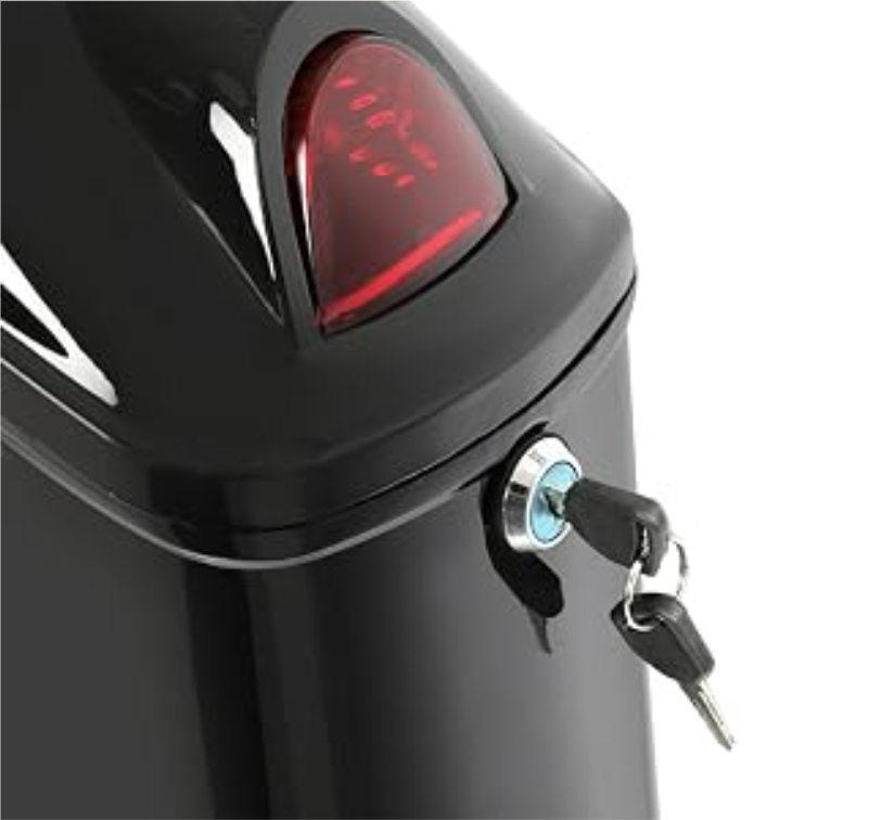 Universal motorcycle hard saddle bag luggage with locking system