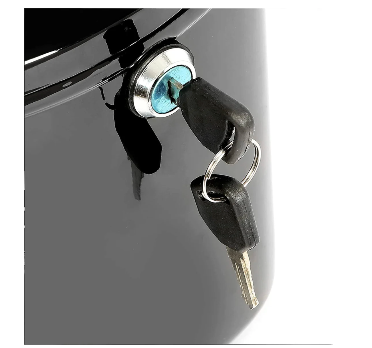 250cc motorcycle hard luggage saddle bags with locks