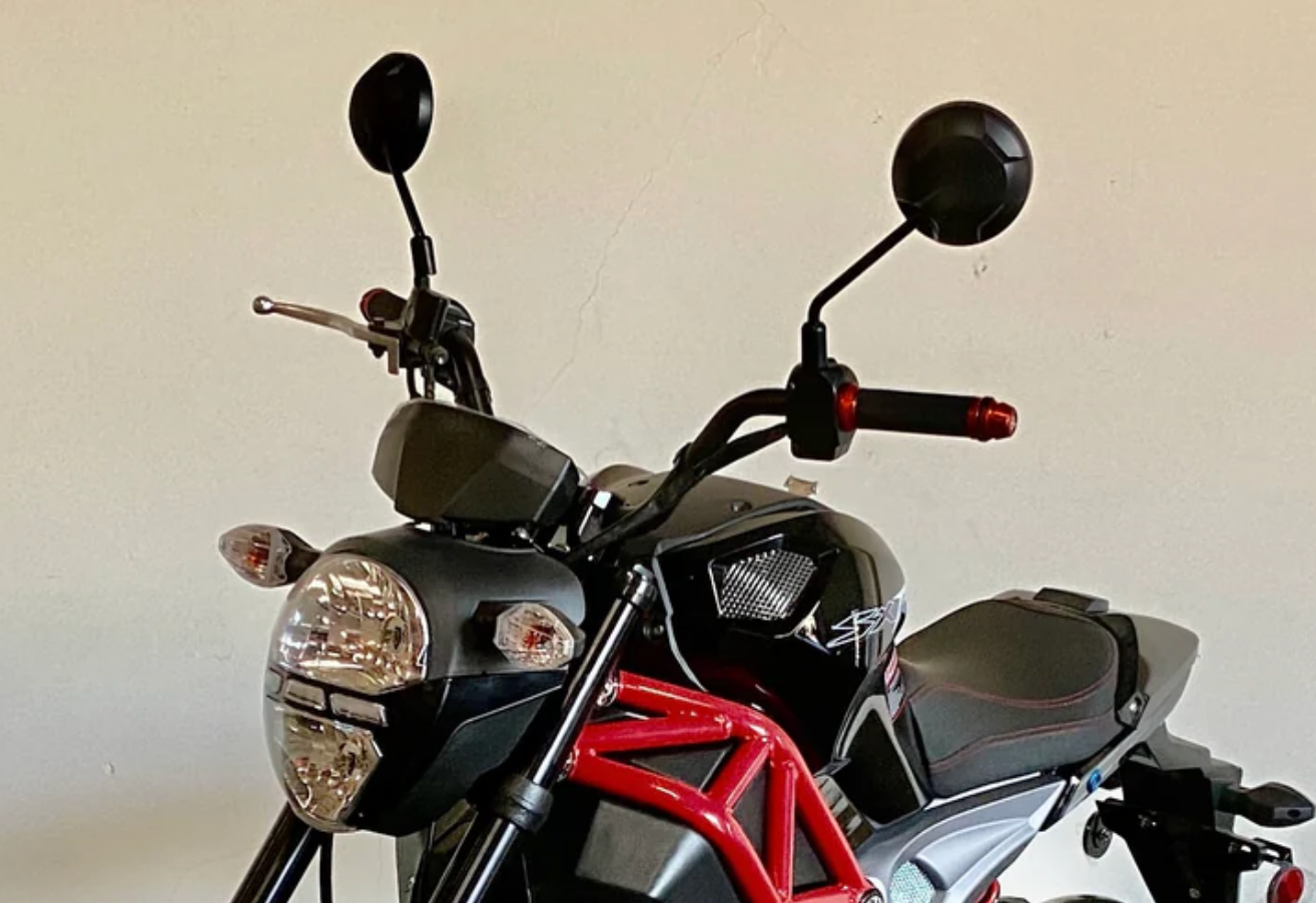 Mirrors for DF50SRT motorcycle. Venom X21 50cc parts