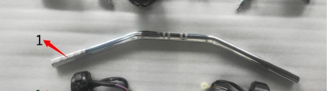 PST50-19N handlebar assembly | PST150-19N Icebear Maddog trike complete handlebar