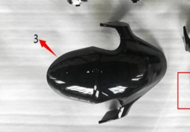 PST50-19N front tire fender | PST150-19N Icebear Maddog trike front mud guard