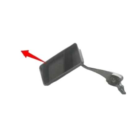PST50-19N left mirror | PST150-19N Icebear Maddog trike left side mirror