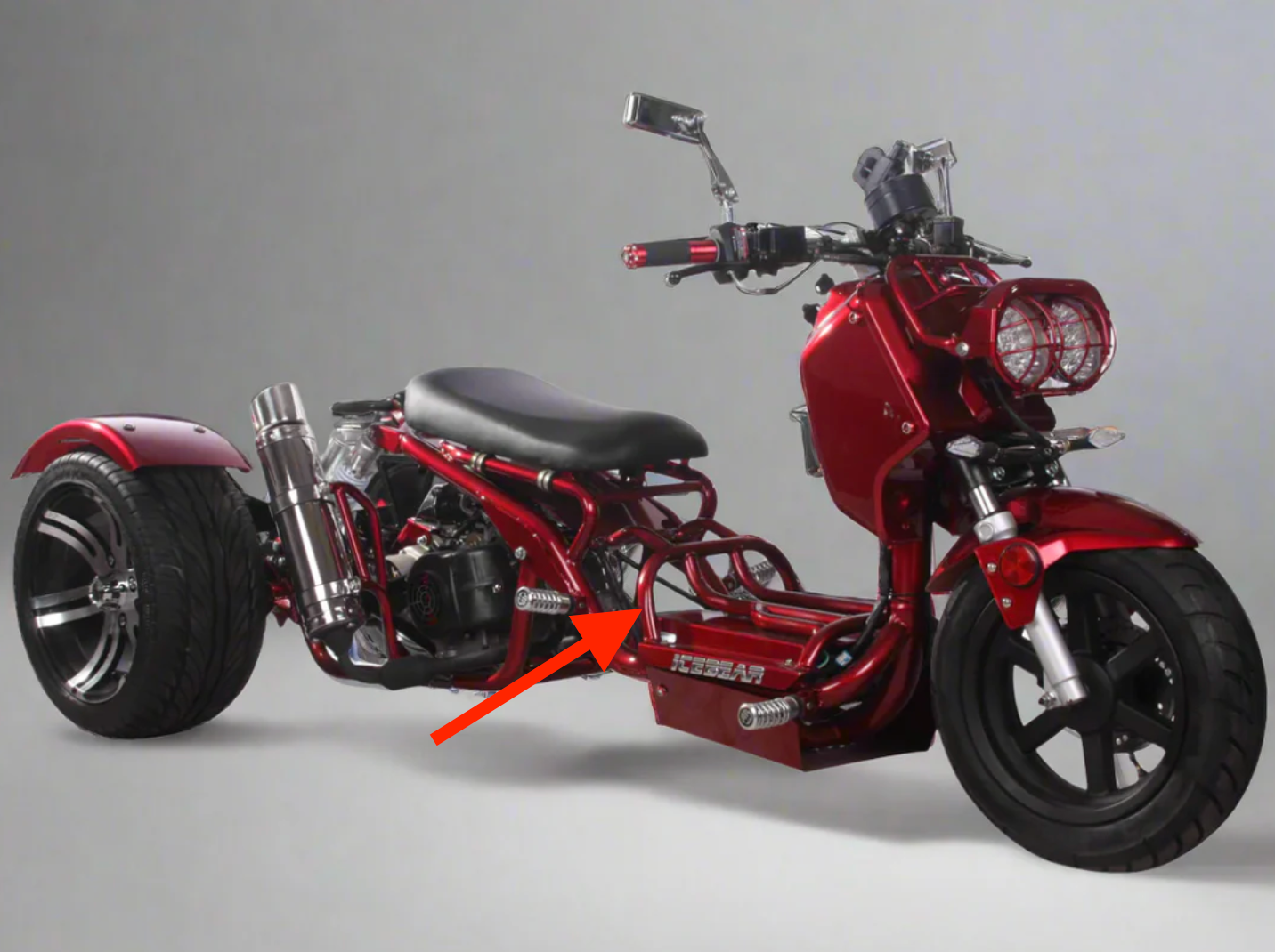 Icebear Maddog 50cc/150cc fuel tank bracket | PST50-19N/PST150-19N scooter gas tank mount