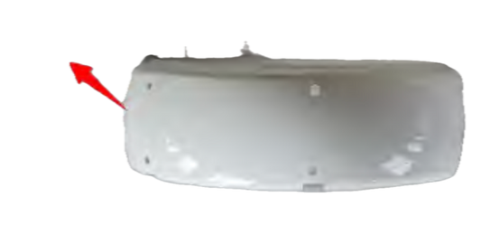 PMZ50-22 rear tire fender | PMZ150-22 Icebear Maddog Gen 5 rear tire panel