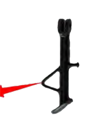 PMZ50-22 kickstand | PMZ150-22 Icebear Maddog Gen 5 side stand