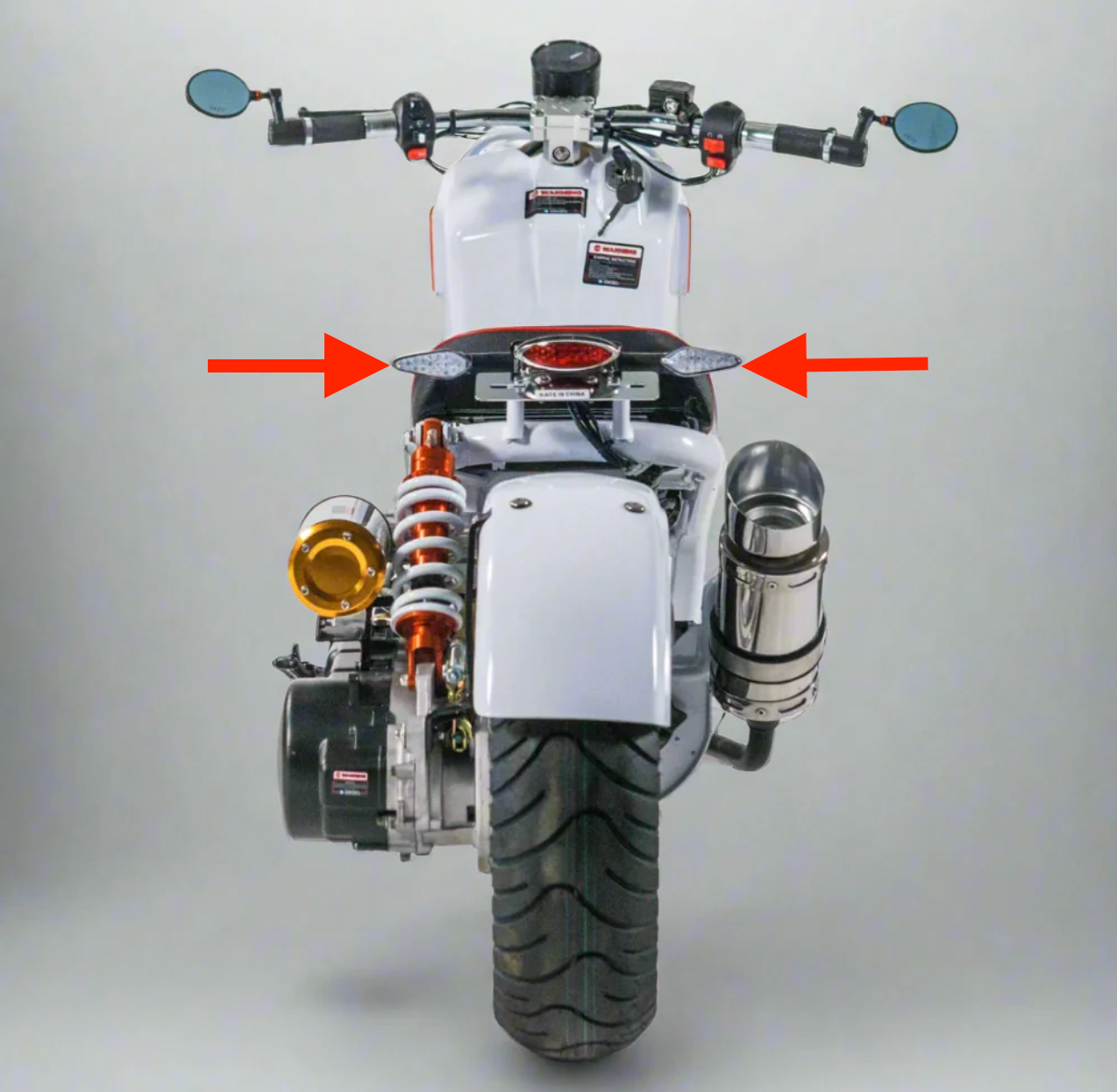 Icebear Maddog Gen 4 rear signal lights | PMZ50-21/PMZ150-21 scooter rear indicators