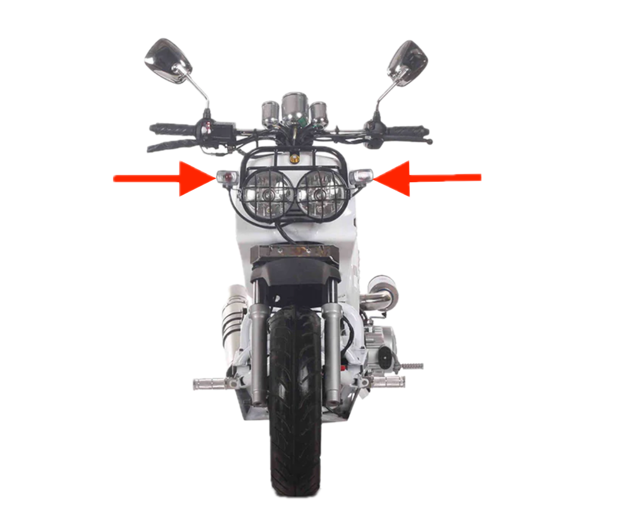 PMZ50-19 PMZ150-19 front turn signals | Icebear Maddog scooter Gen 1