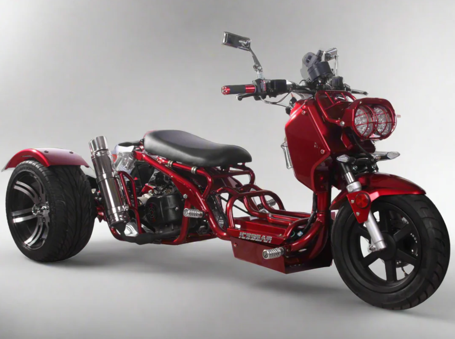 150cc Ruckus style trike | Icebear Maddog PST150-19N street legal scooter