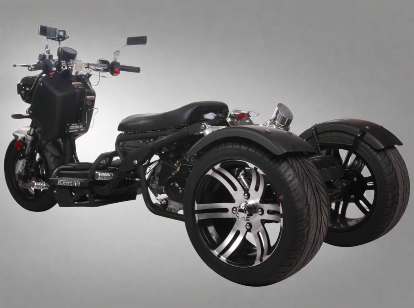 Icebear Maddog PST150-19N trike | 150cc 3-wheel Honda Ruckus inspired ride