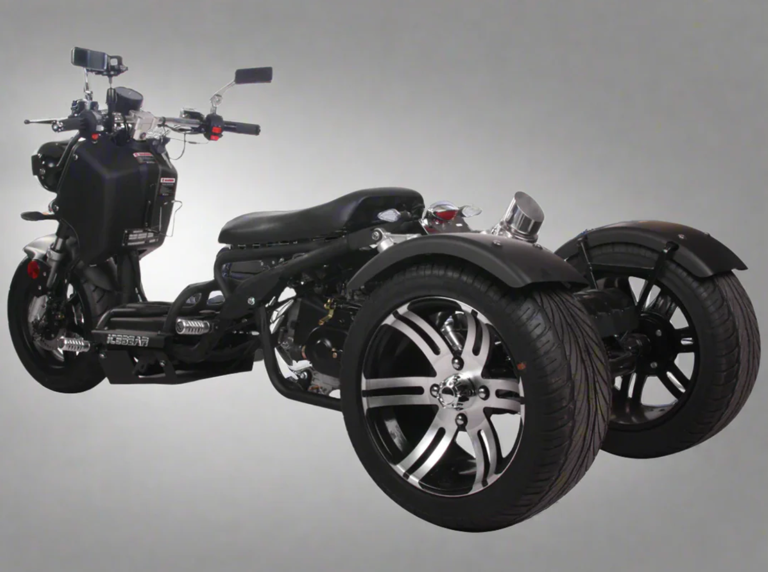 Icebear Maddog PST150-19N trike | 150cc 3-wheel Honda Ruckus inspired ride