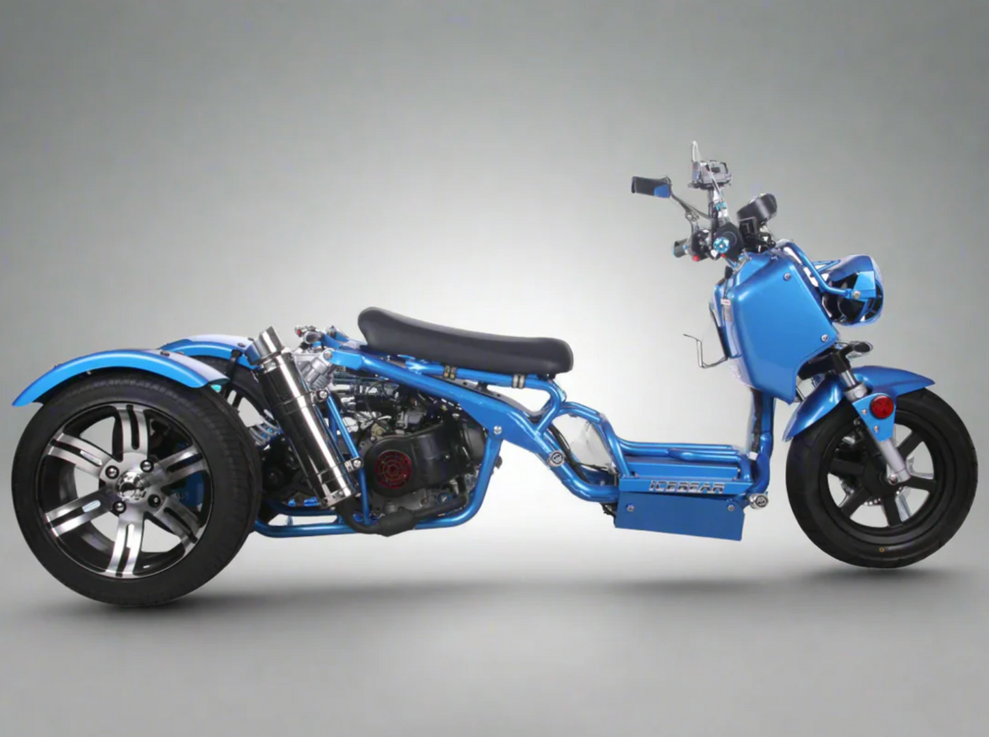 PST150-19N trike scooter | Icebear Maddog 150cc Ruckus style urban moped