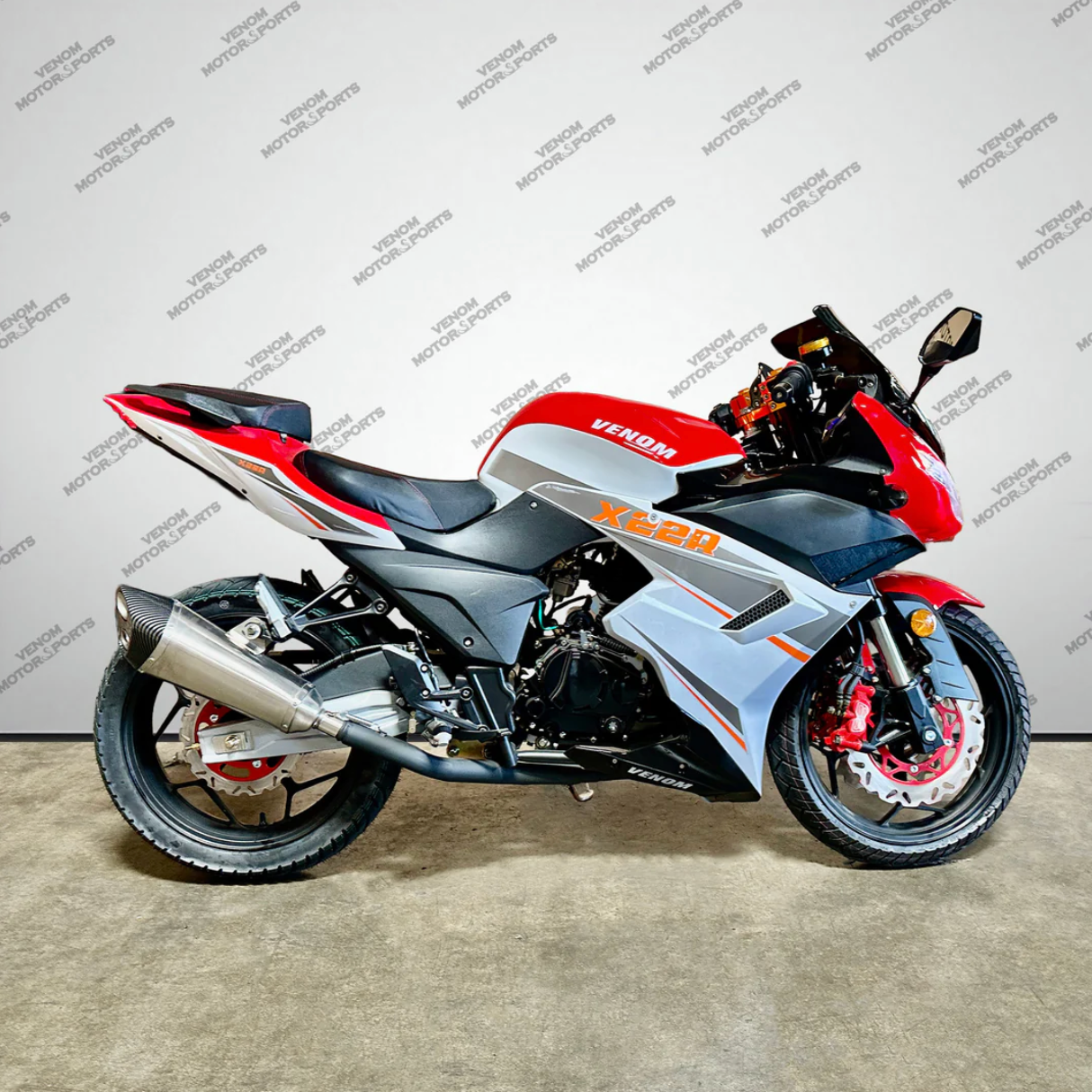 Venom X22R DF250RTS 250cc street legal beginner motorcycle