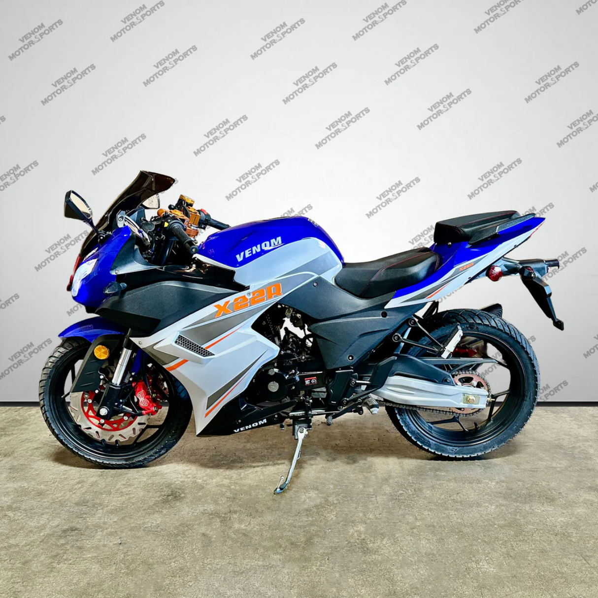 Venom X22R 250cc 5-speed street legal sport motorcycle DF250RTS