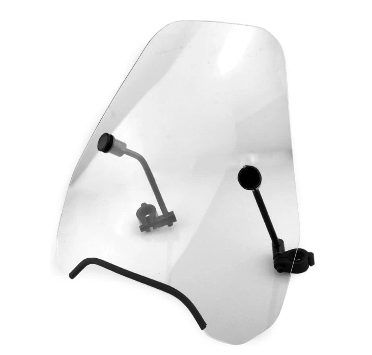 Universal motorcycle windshield upgrade for 50cc to 400cc motorcycles