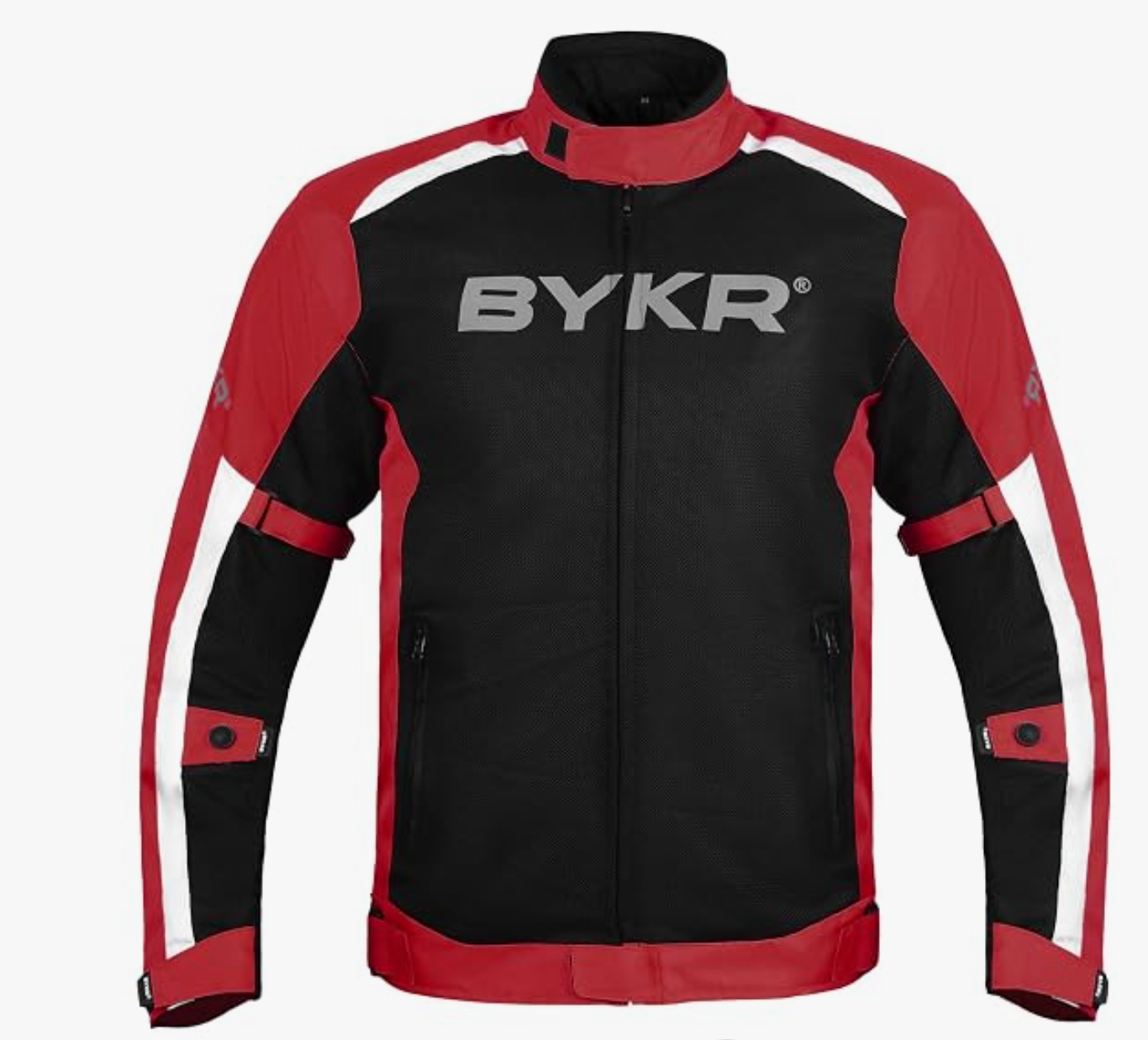 Motorcycle riding jacket with breathable protective design