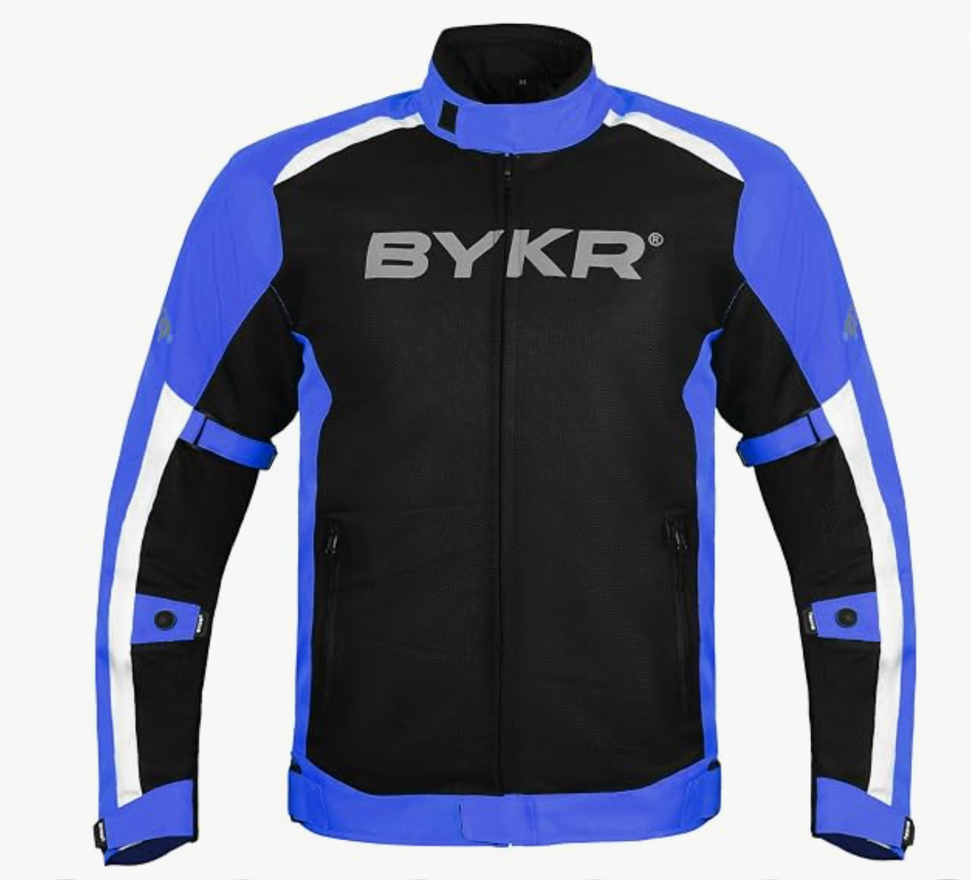 Breathable motorcycle jacket with impact protection