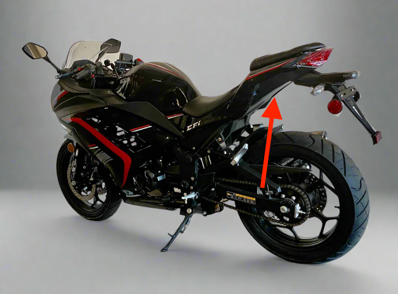 Rear lower plate for Venom SuperBike BD250-5 EFI motorcycle