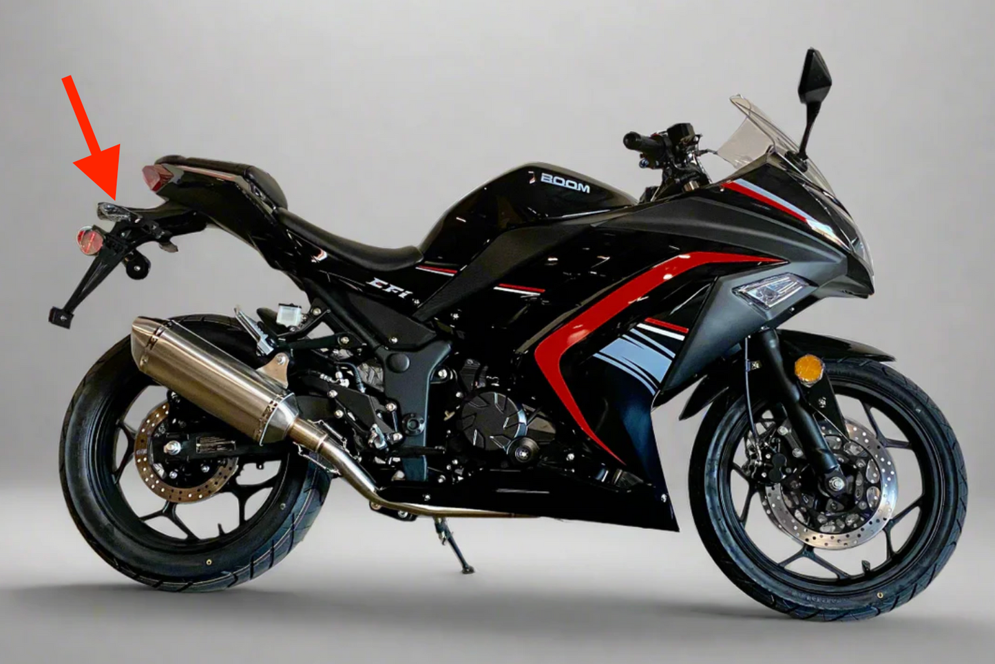 License Plate Fairing for BD250-5 EFI Motorcycle 