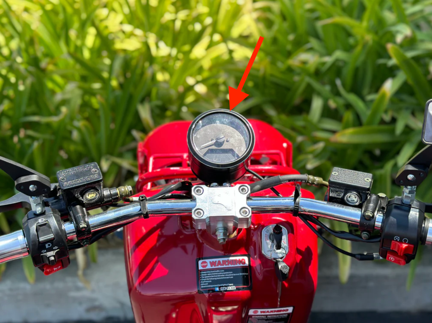 Icebear Maddog digital speedometer | PST50-19N/PST150-19N trike gauge cluster